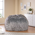 Terrell Schley Modern Glam 5 Foot Short Faux Fur Bean Bag