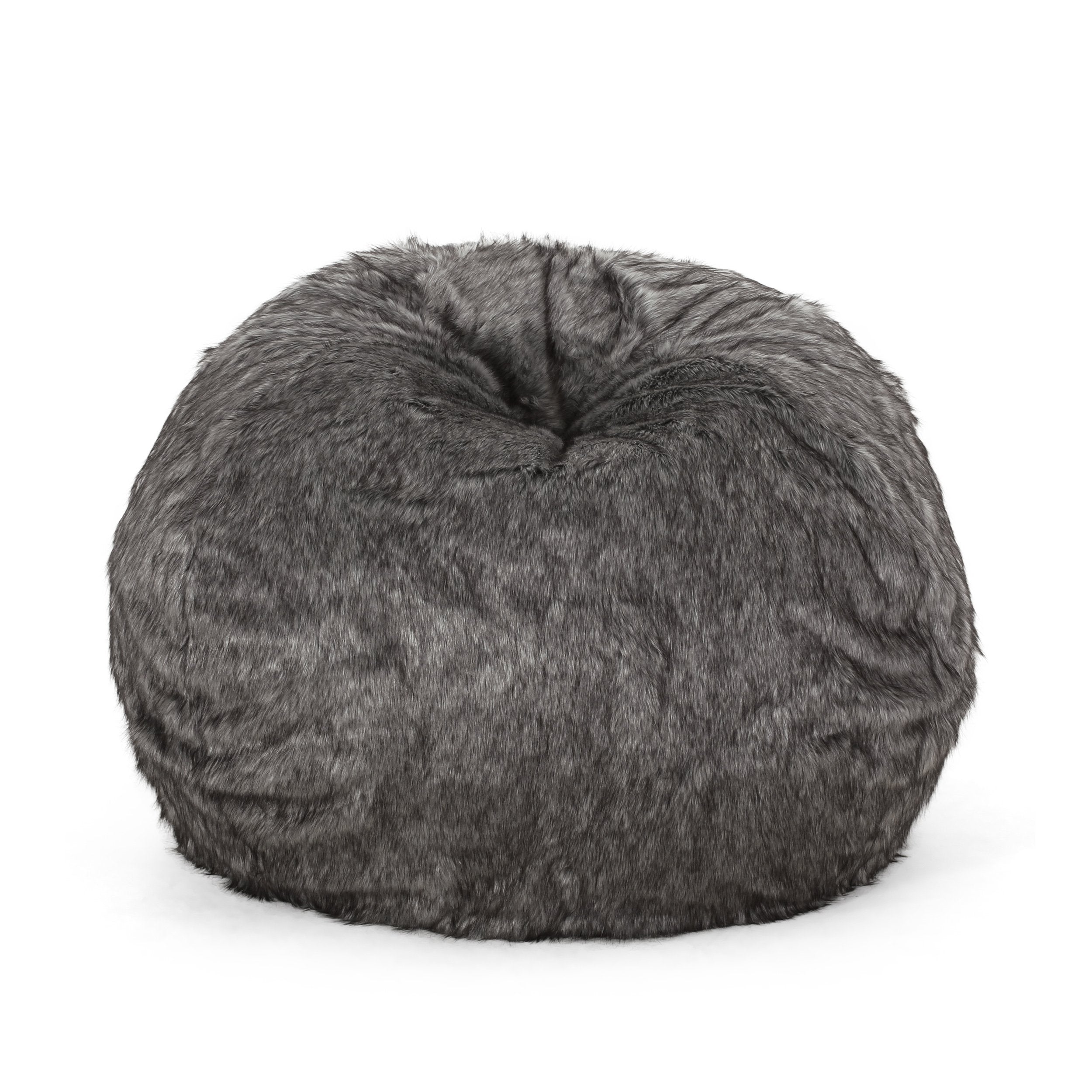 Terrell Schley Modern Glam 5 Foot Short Faux Fur Bean Bag