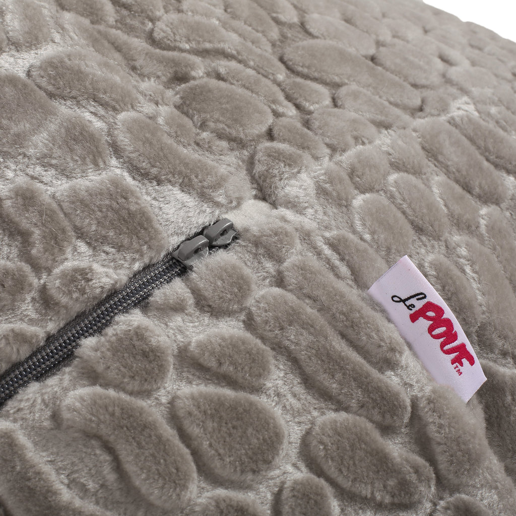 Terrell Schley Modern Glam 5 Foot Short Faux Fur Bean Bag