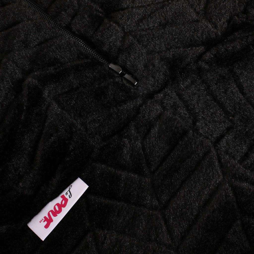 Terrell Schley Modern Glam 5 Foot Short Faux Fur Bean Bag