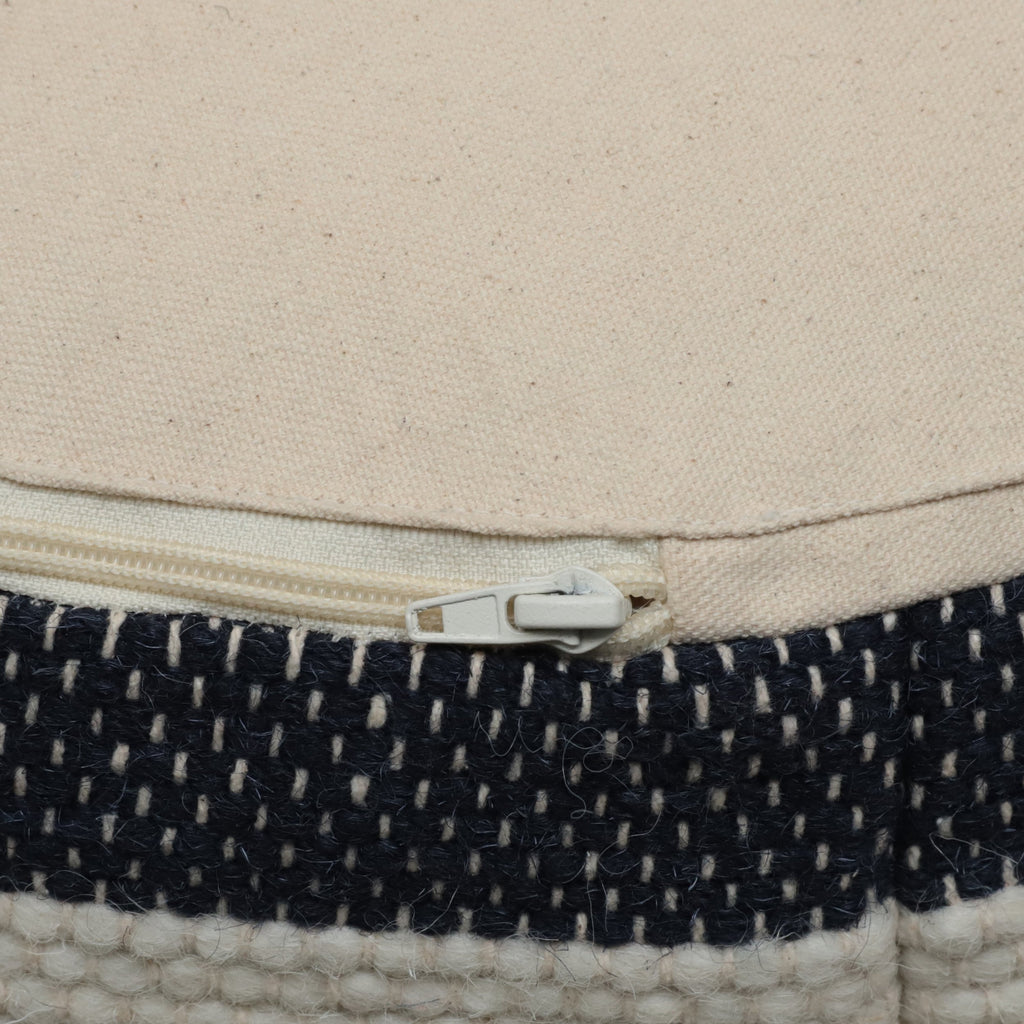 Villard Boho Handcrafted Fabric Cylinder Pouf