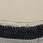 Villard Boho Handcrafted Fabric Cylinder Pouf