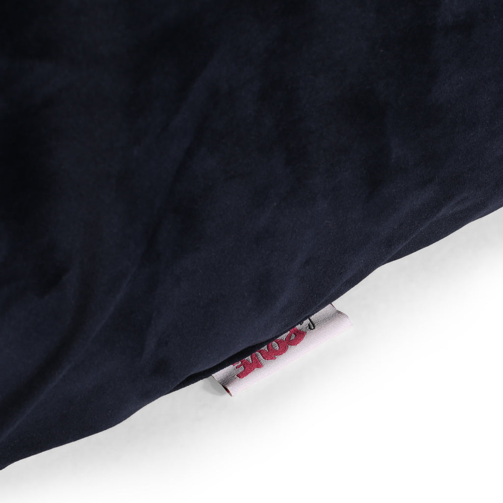 Calef Modern Velveteen 2 Seater Oversized Bean Bag Chair with Armrests