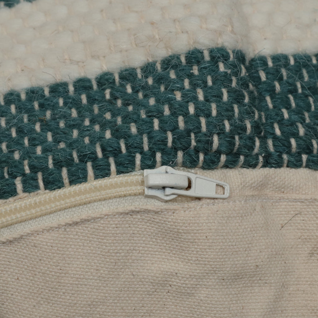 Villard Boho Handcrafted Fabric Cylinder Pouf