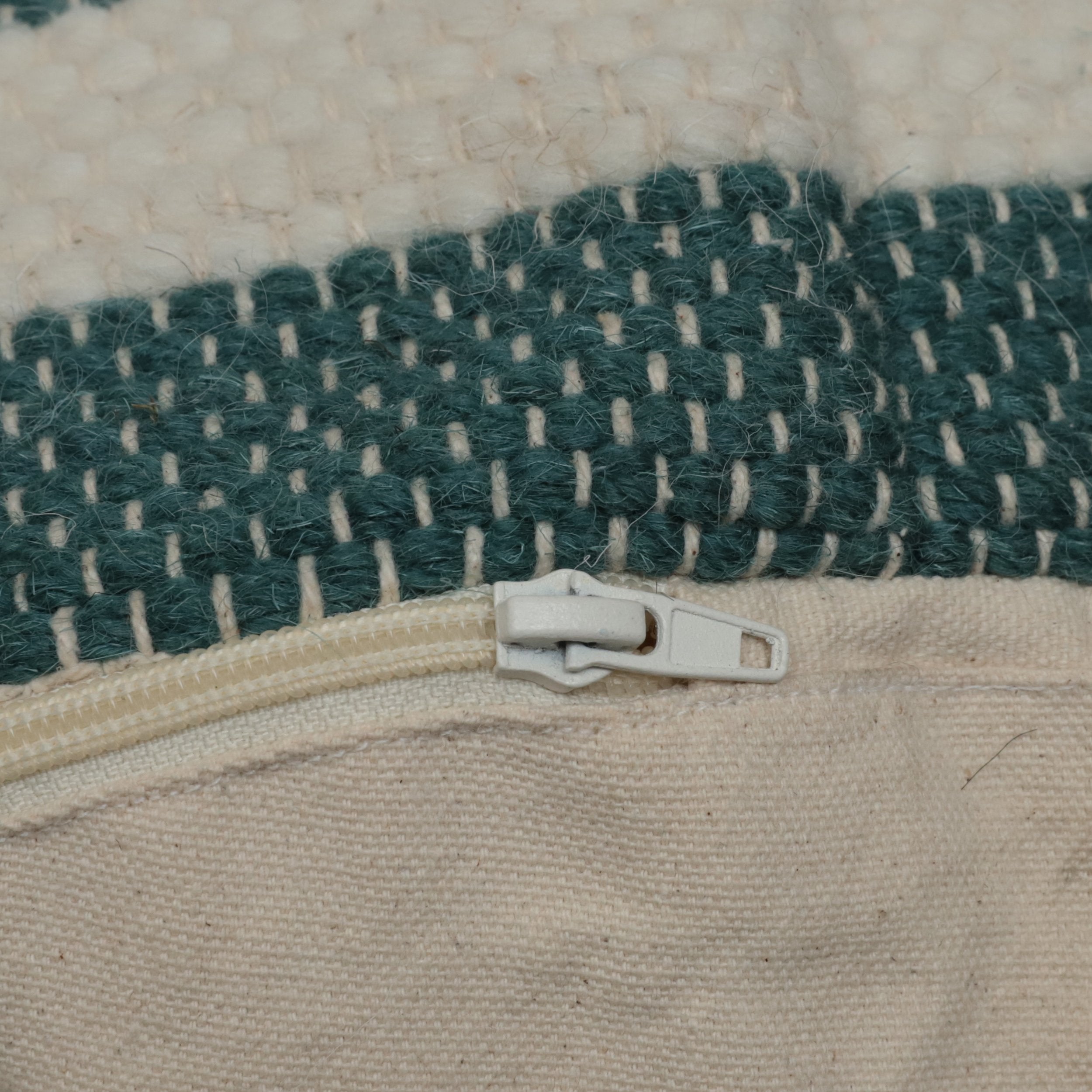 Villard Boho Handcrafted Fabric Cylinder Pouf