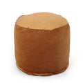Bleckley Gwinnett Modern Velveteen Cylinder Pouf