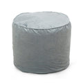 Bleckley Gwinnett Modern Velveteen Cylinder Pouf