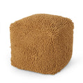 Moloney Modern Microfiber Chenille Square Pouf