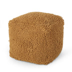 Moloney Modern Microfiber Chenille Square Pouf