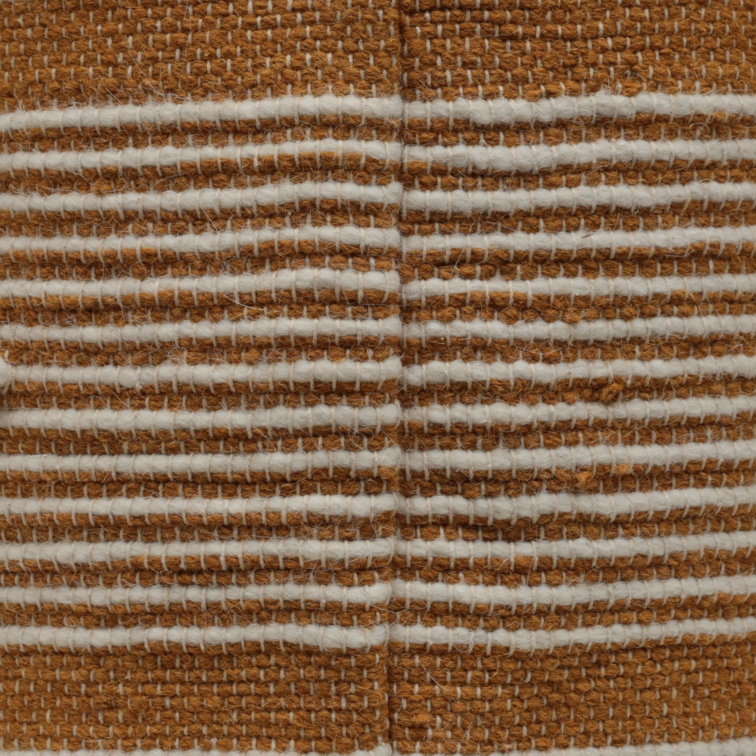 Villard Boho Handcrafted Fabric Cylinder Pouf