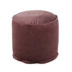 Bleckley Gwinnett Modern Velveteen Cylinder Pouf