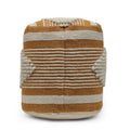 Villard Boho Handcrafted Fabric Cylinder Pouf