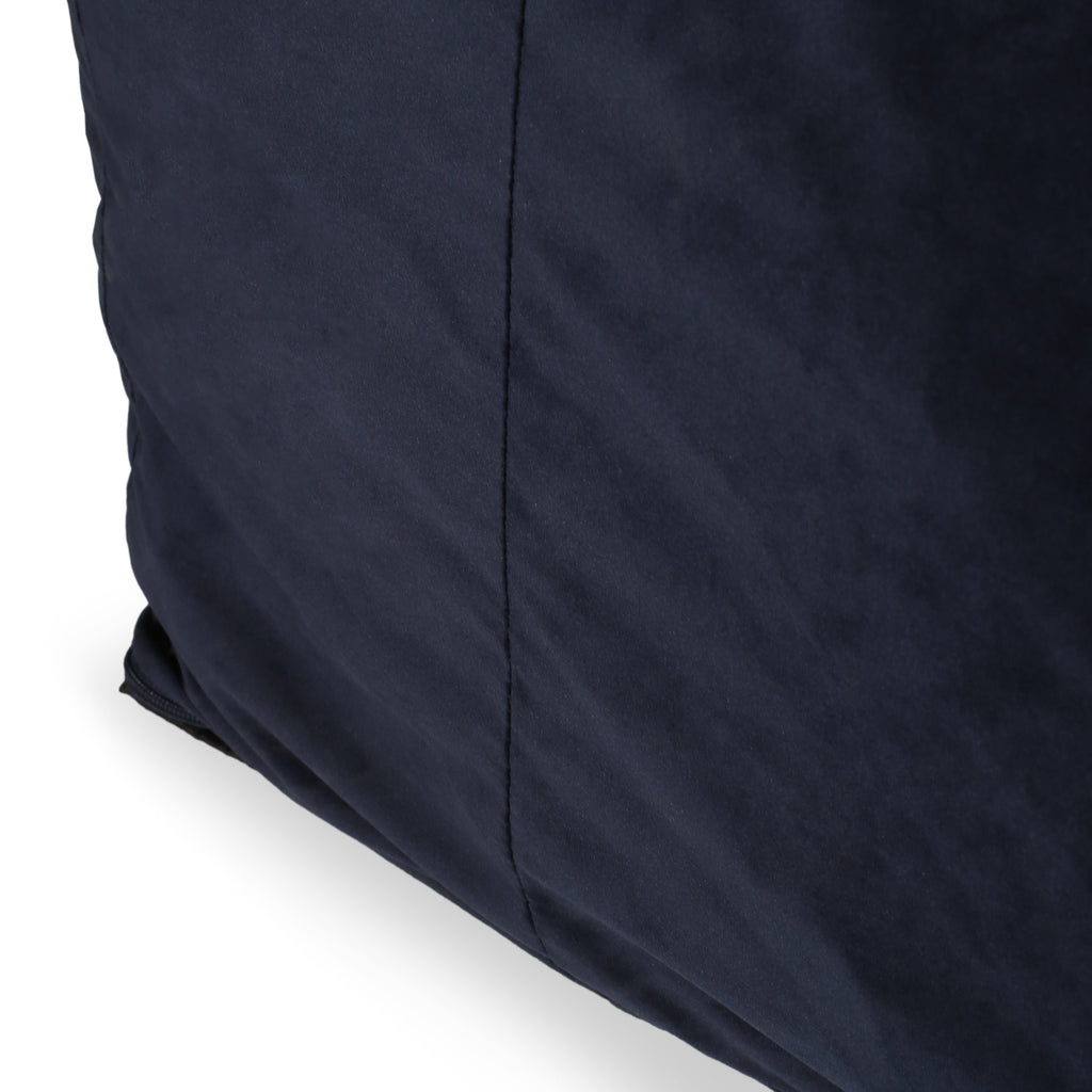 Calef Modern Velveteen 2 Seater Oversized Bean Bag Chair with Armrests