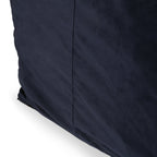 Calef Modern Velveteen 2 Seater Oversized Bean Bag Chair with Armrests