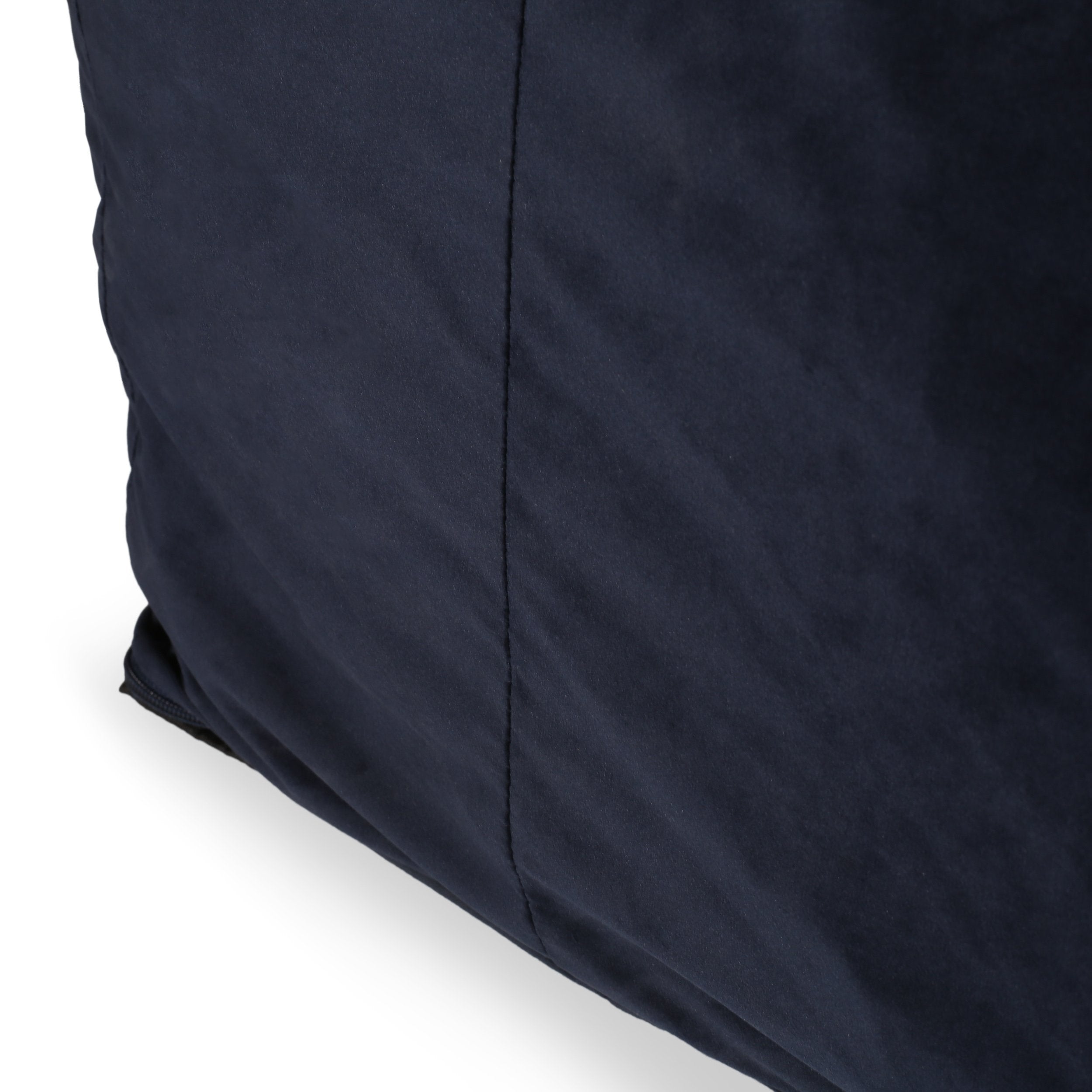 Calef Modern Velveteen 2 Seater Oversized Bean Bag Chair with Armrests