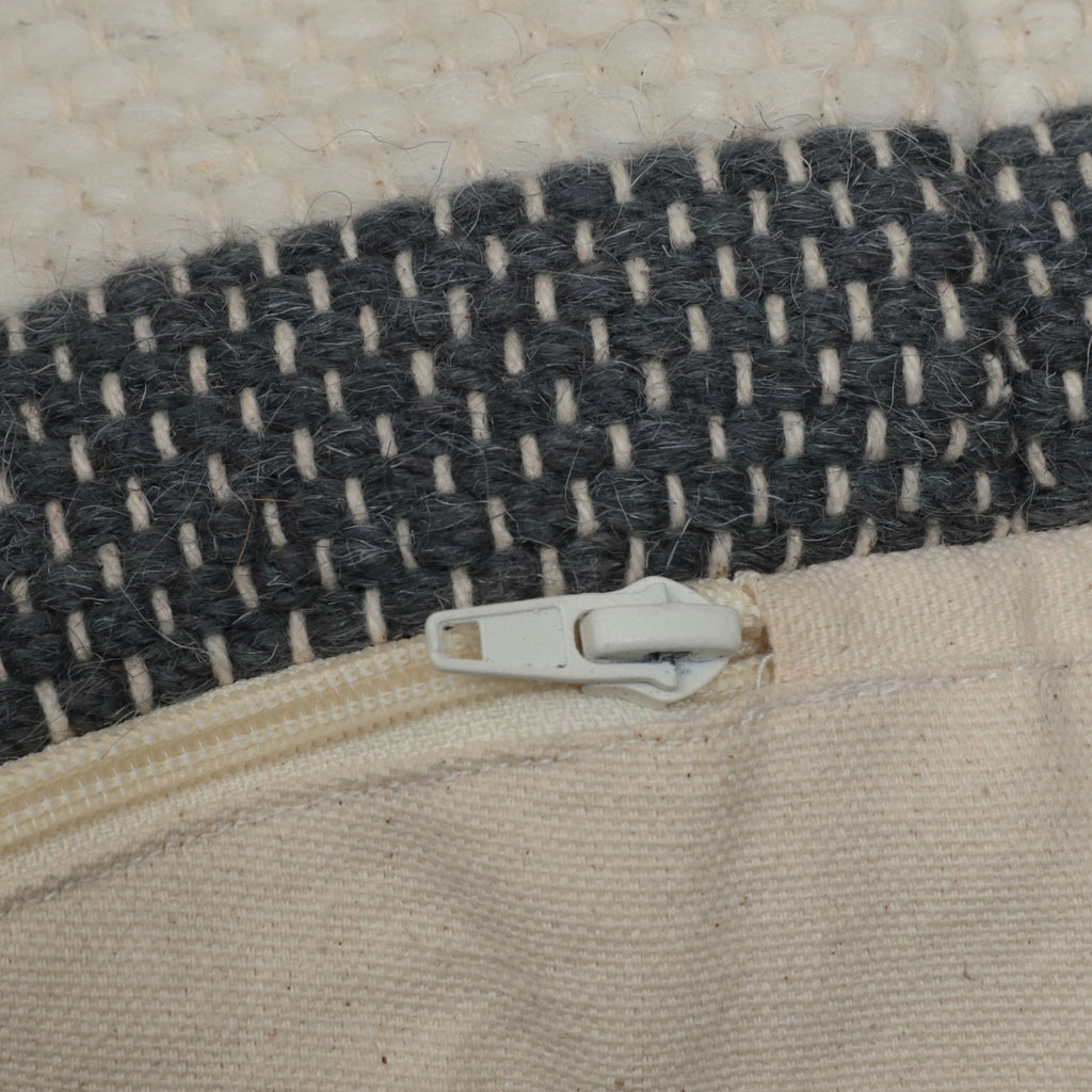 Villard Boho Handcrafted Fabric Cylinder Pouf