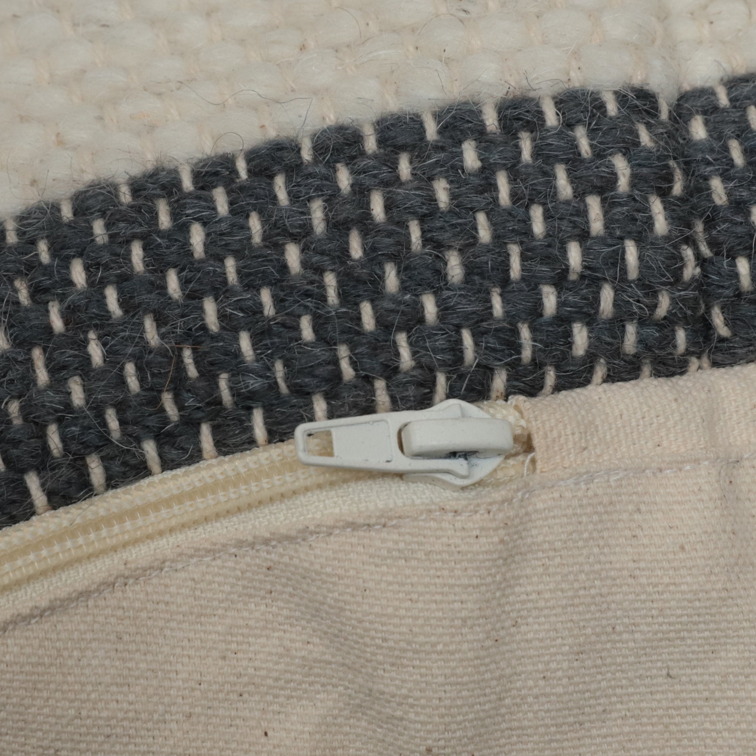 Villard Boho Handcrafted Fabric Cylinder Pouf